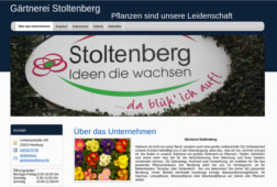 Internetseite - Gärtnerei Stoltenberg