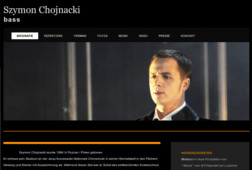 Internetseite - Szymon Chojnacki