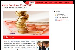 Webseite Vorlagen - Cash Service - Euro 2007
